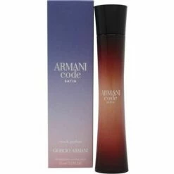 Giorgio Armani Armani Code Satin Eau De Parfum 75ml Spray