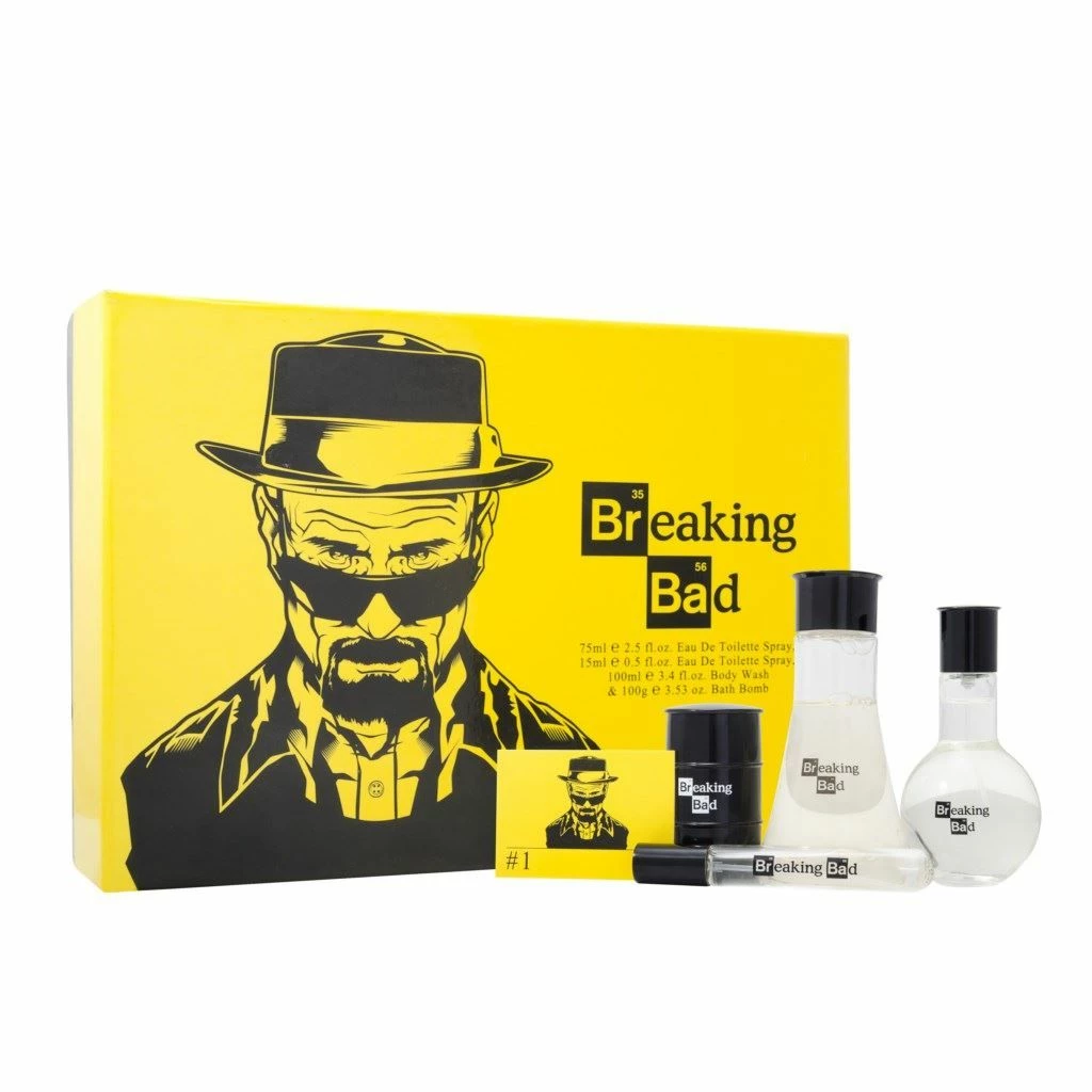 Breaking Bad Breaking Bad Confezione Regalo 75 Ml EDT + 150 Ml Bagnoschiuma + 2 X 14 G Saponi Da Bagno + 15 Ml EDT 1 Breaking Bad Breaking Bad Confezione Regalo 75 Ml EDT + 150 Ml Bagnoschiuma + 2 X 14 G Saponi Da Bagno + 15 Ml EDT