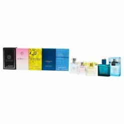 Versace - Miniatures Confezione Regalo 5 Ml Versace Yellow Diamond EDT Splash + 5 Ml Versace Bright Crystal EDT Splash + 5 Ml Versace Eau Fraiche EDT Splash + 5 Ml Versace Pour Homme EDT Splash + 5 Ml Versace Eros EDT Splash