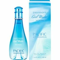 Davidoff Cool Water Pure Pacific For Her 100 Ml Eau De Toilette Edt Spray Limited Edition Profumo Donna