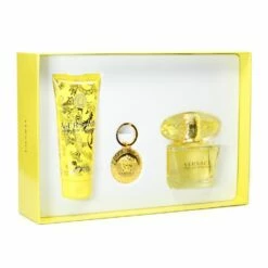 Versace Yellow Diamond Confezione Regalo 90ml EDT + 100ml Lozione Corpo + Etichetta Borsa