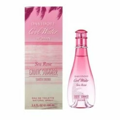 Davidoff Cool Water Woman Sea Rose Exotic Summer 100 Ml Eau De Toilette Edt Spray Profumo Donna