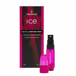 Travalo Ice Flacone Spray Riempibile Ice Pink 5 Ml