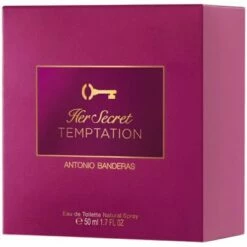Antonio Banderas Her Secret Temptation 50 Ml Eau De Toilette Edt Spray Profumo Donna
